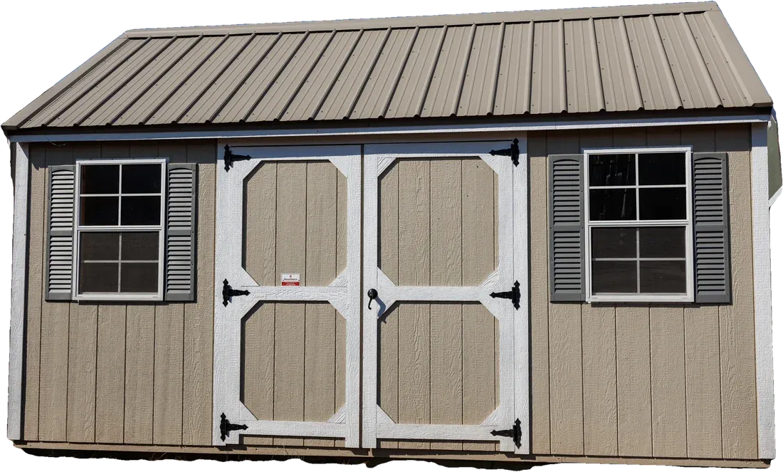 Lofted Garden Shed, shown without its background